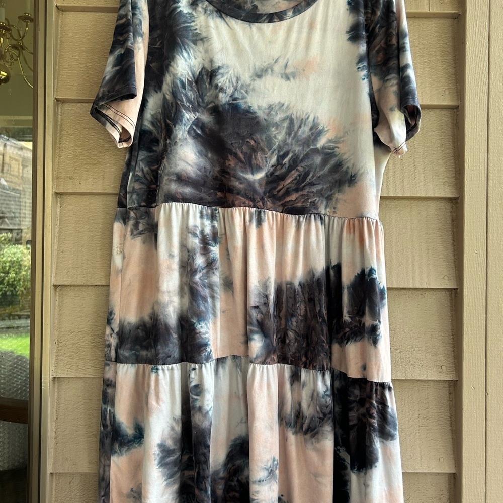VIBE dress tie dye plus Sz 2X